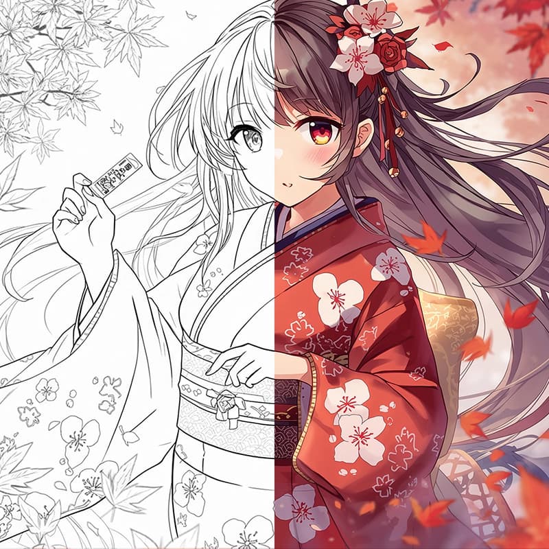 さまざまなスタイルでのAI画像生成