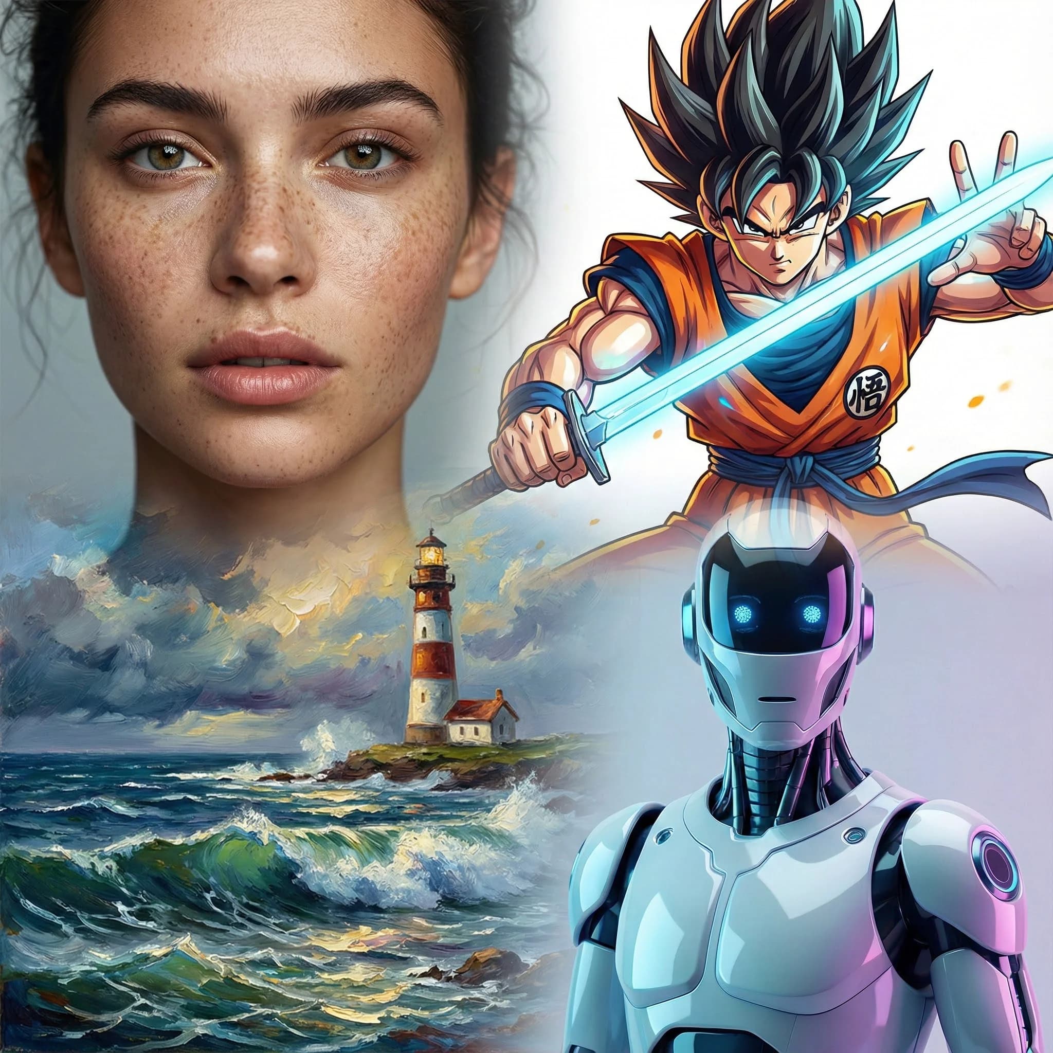 AI image generation in multiple artistic styles